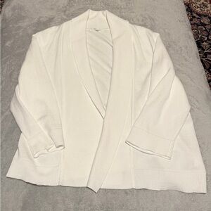 89th & Madison Open Front Women's White Cardigan XL